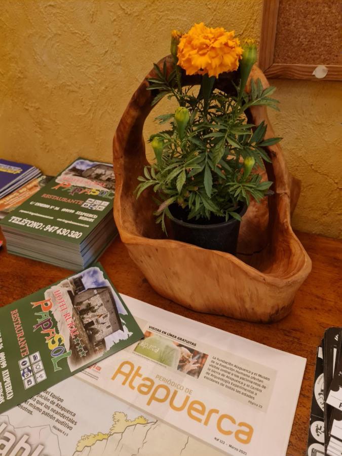 אטאפוארקה Restaurante Hotel Rural Papasol מראה חיצוני תמונה